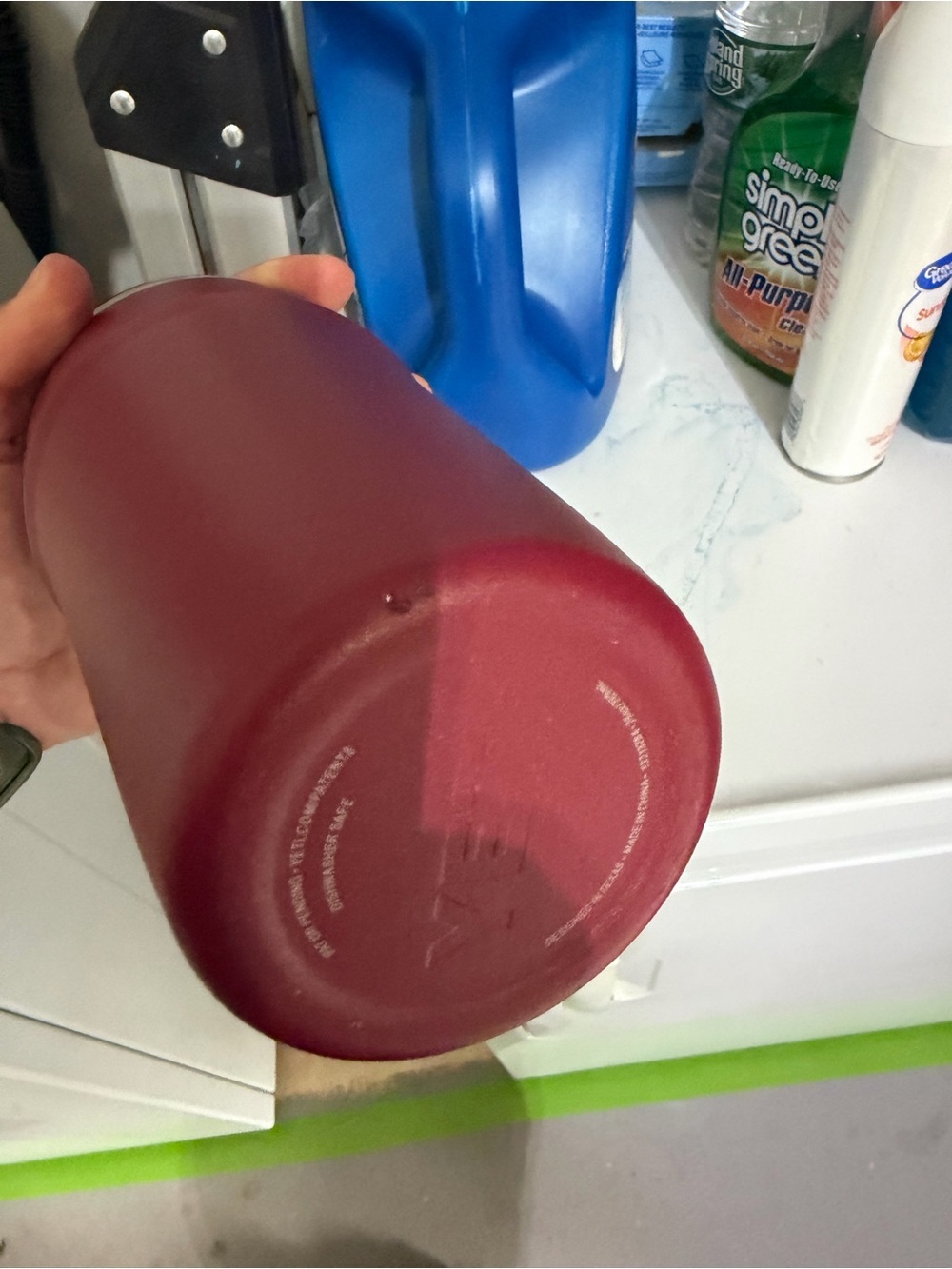 Red Stainless Steel Tumbler - Brand Unspecified